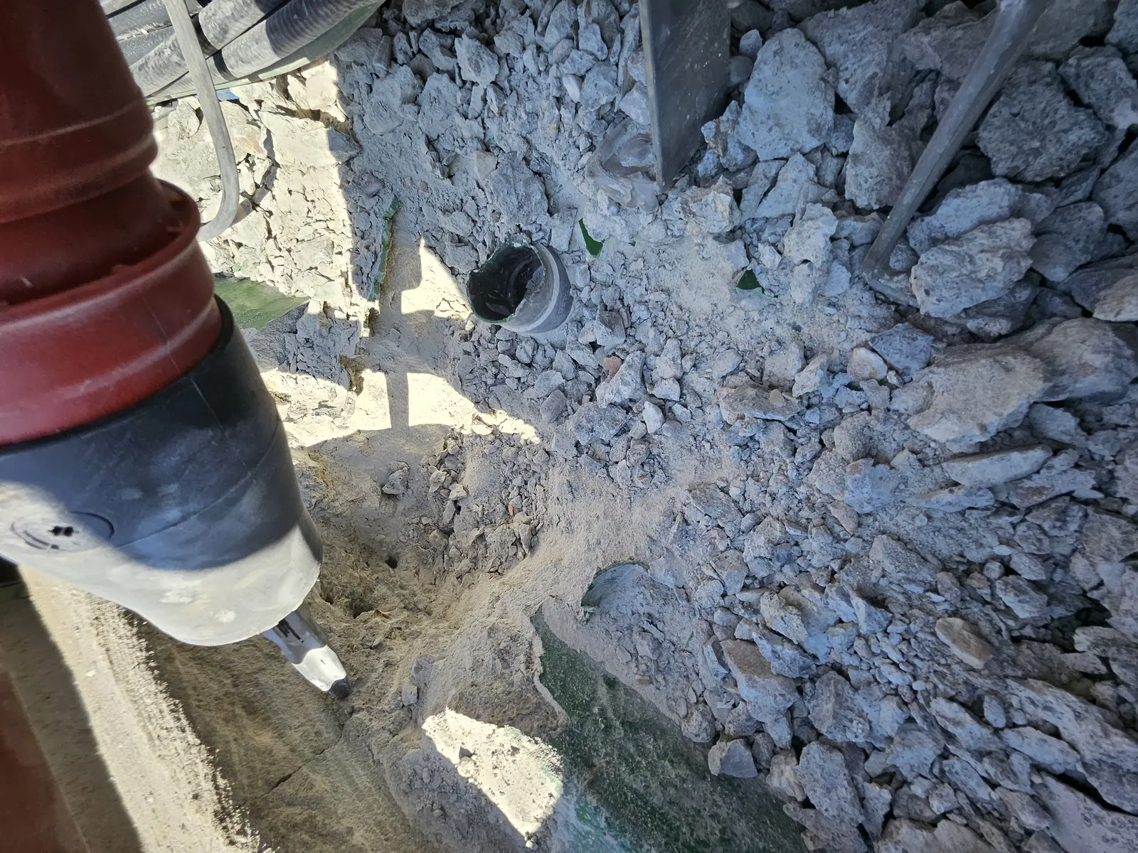 인천 서구 옥상 배관 교체 준비 작업