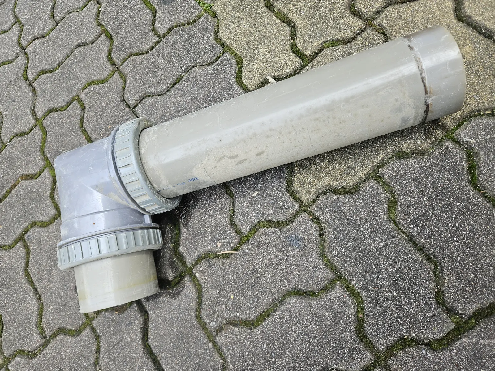 경기 성남시 손상된 PVC 배관 분리 점검